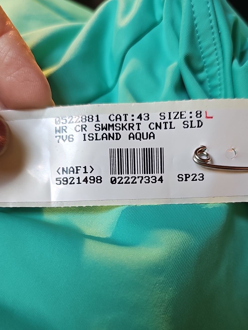 Lands' End Swim Skirt Bottom NWT Size 8 - Picture 4 of 7